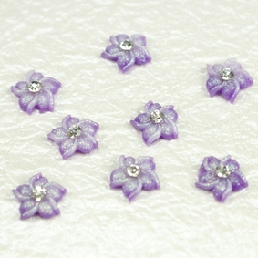 樹脂花+鑽22＃(紫)