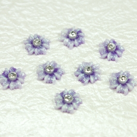 樹脂花+鑽23＃(紫)