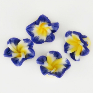 軟陶雞蛋花(深藍)