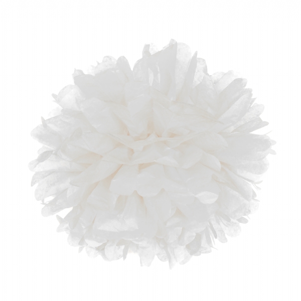 紙花球-白