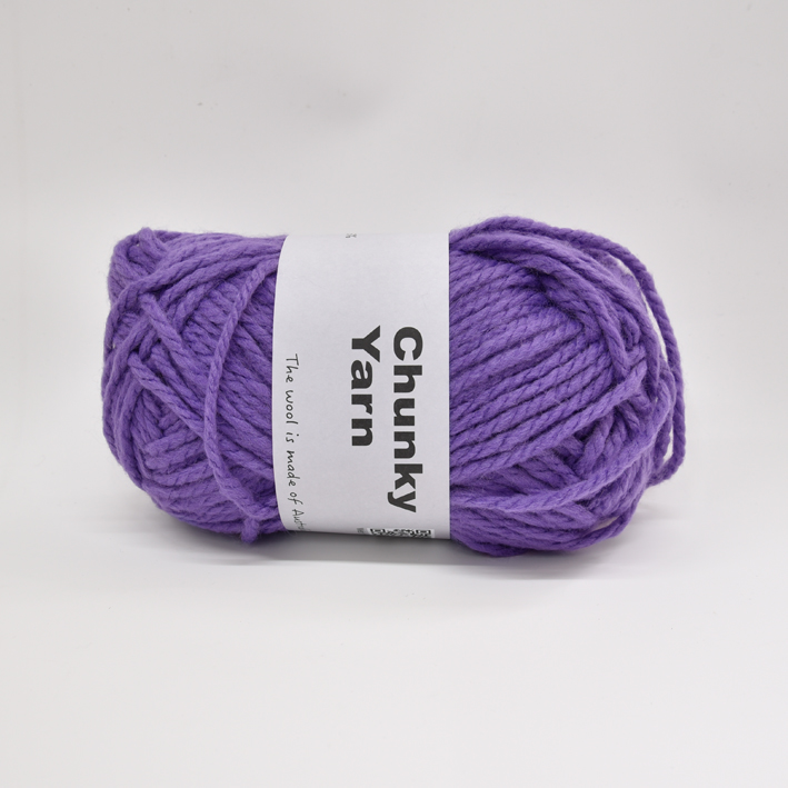 毛線-恰奇-紫